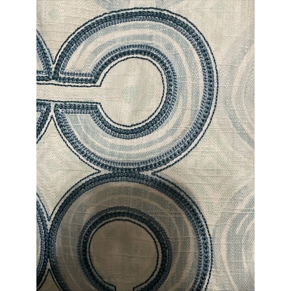 Y2K Coach Op Art Swirl Audrey Shoulder Hand Bag Tote XL Hangtag Teal Blue Flaws - Picture 4 of 16